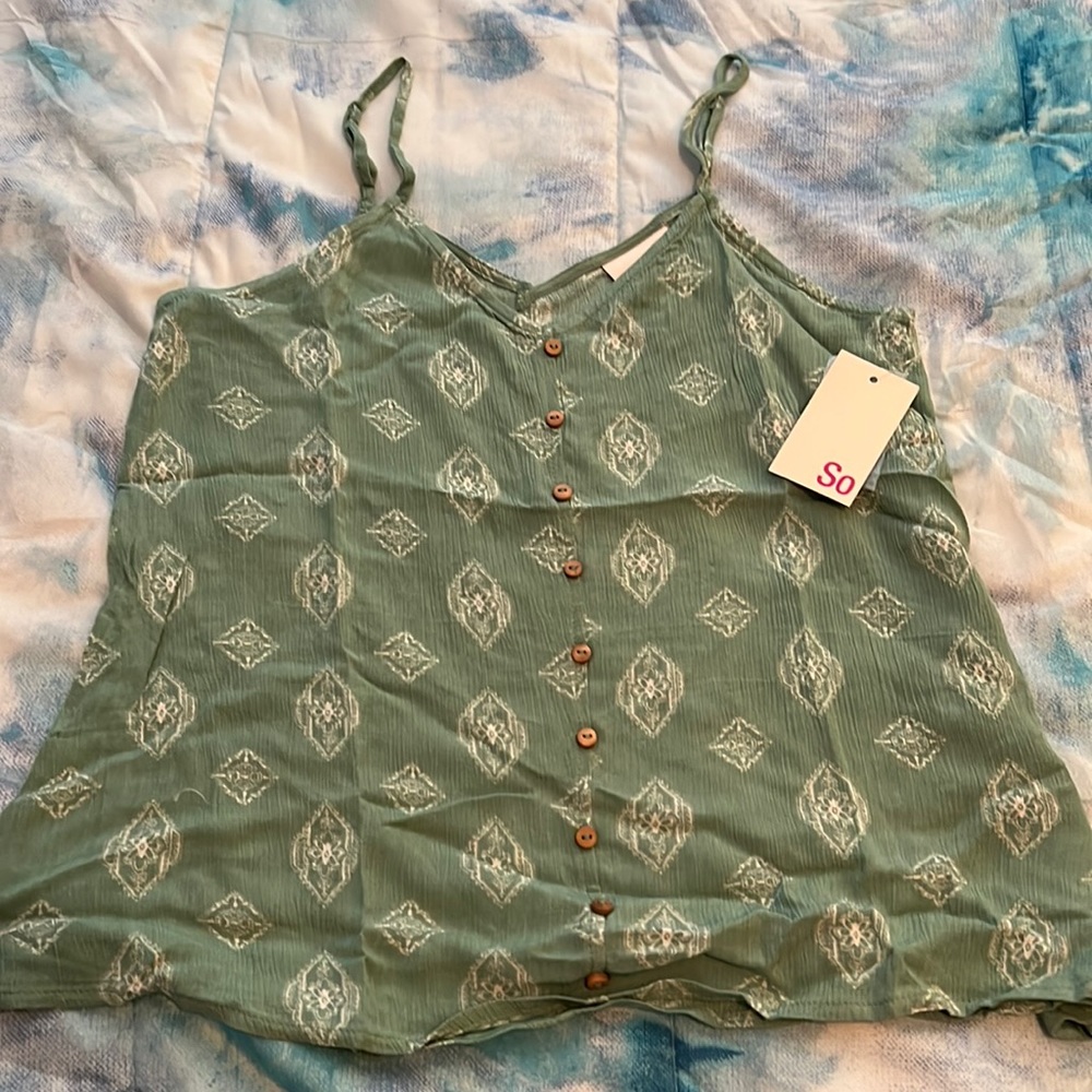 adorable green tank top